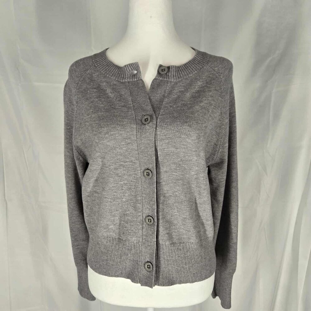 #118- Justify Button Down Grey Sweater - image 3